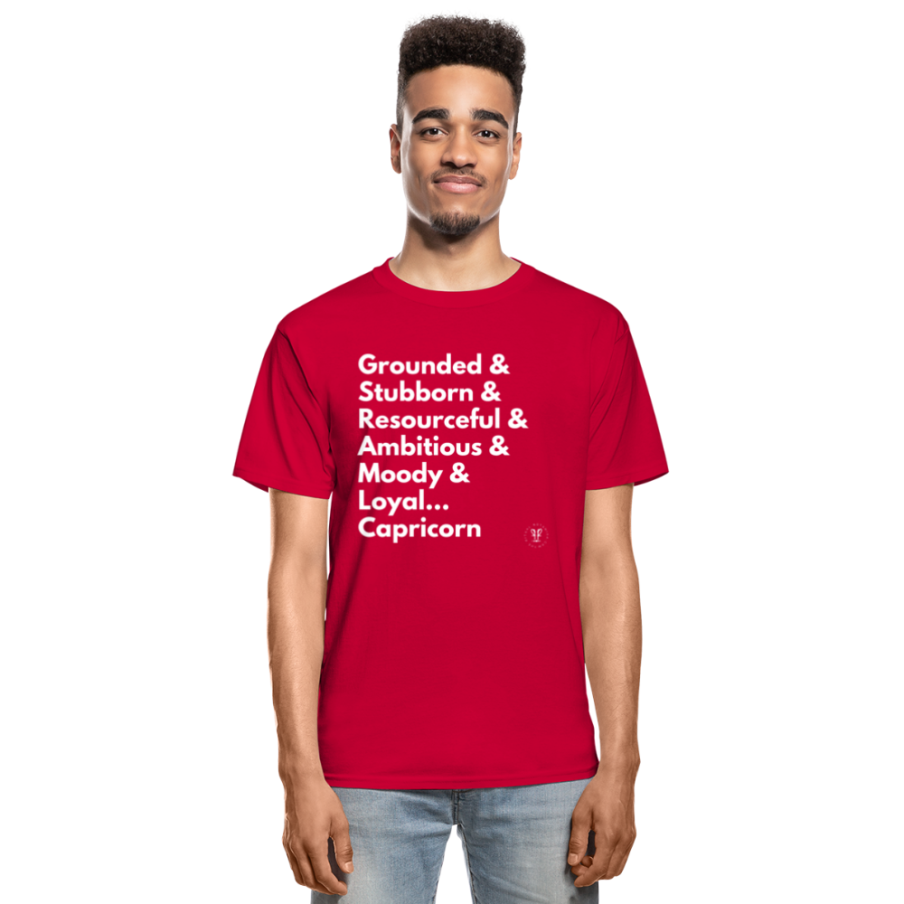CAPRICORN THINGS TEE (COLORS) - red