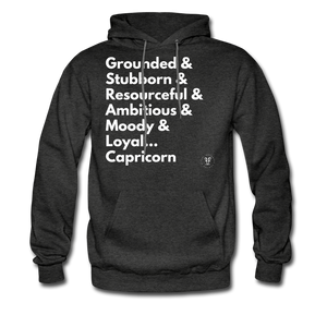 CAPRICORN THINGS (COLORS) - charcoal grey